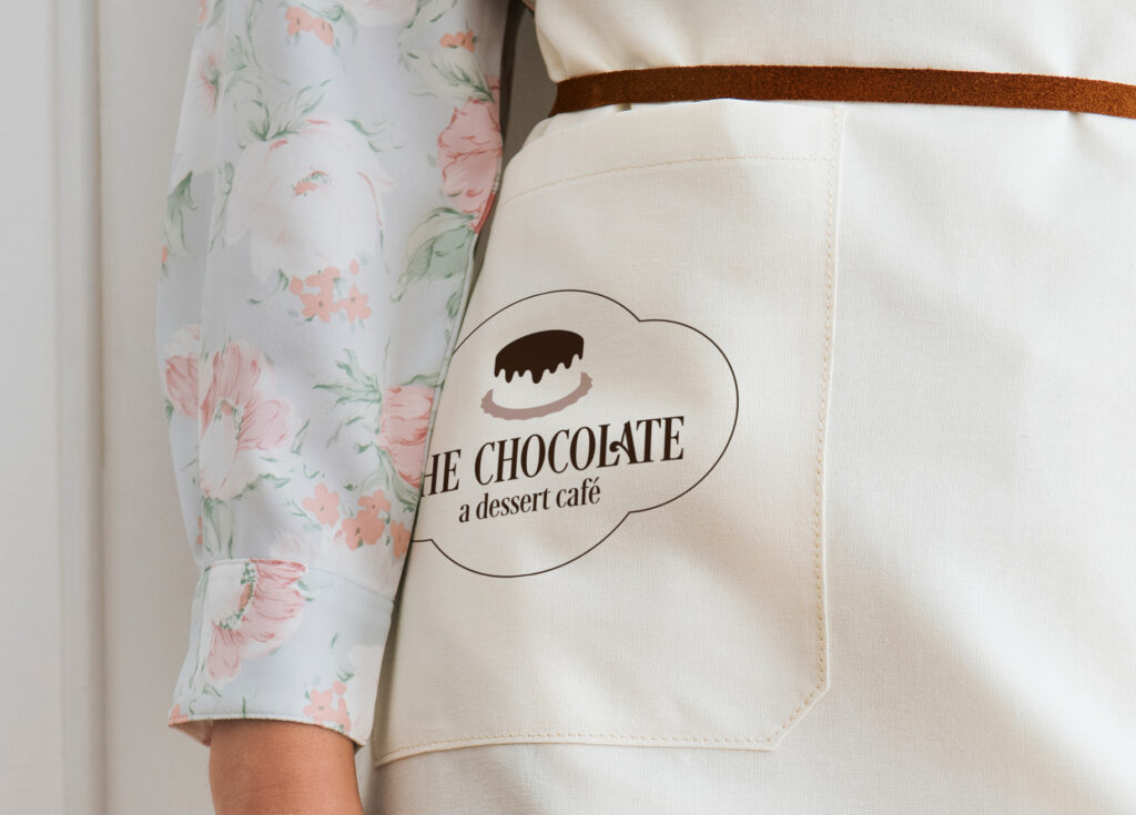 The Chocolate Logo a Dessert Cafe 1 - Mighty Clever The Chocolate A Dessert Cafe Logo