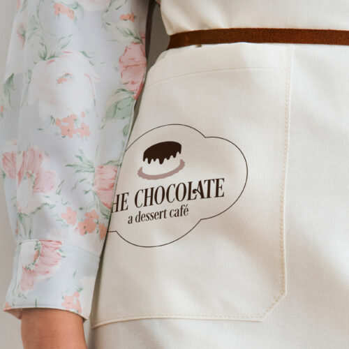 The Chocolate A Dessert Cafe Logo