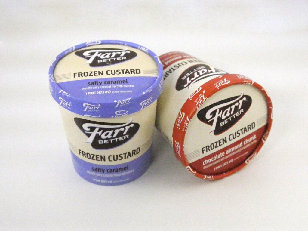 Farr Better Frozen Custard Packaging