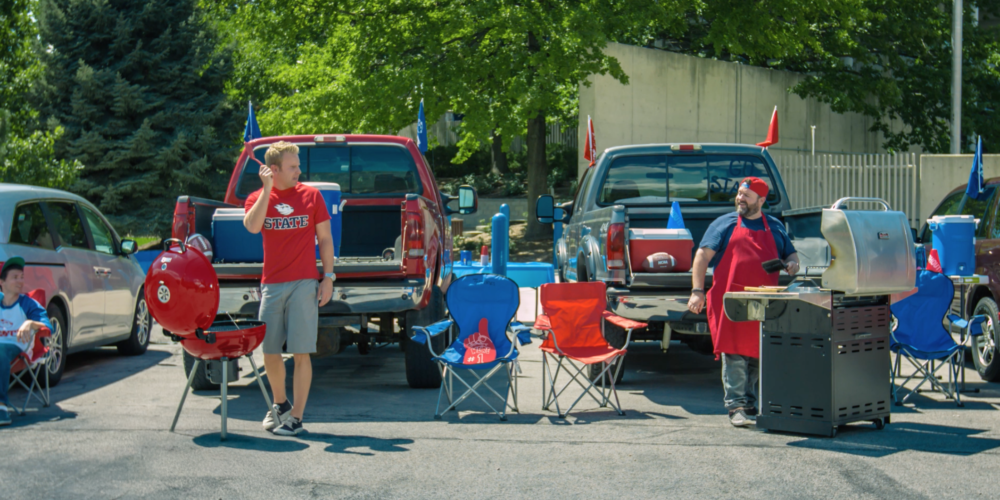 America First Visa Tailgate Video