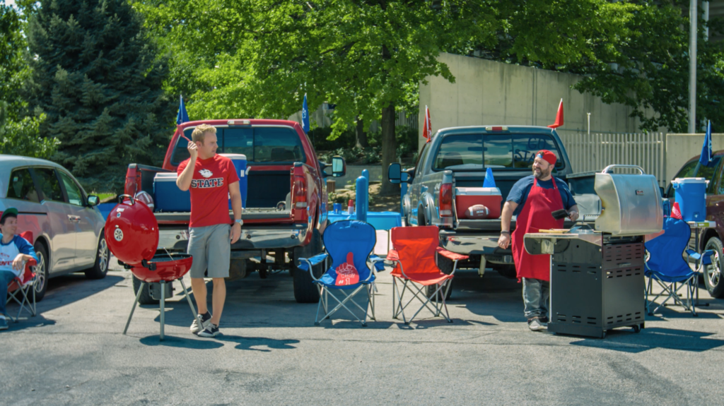 America First Visa Tailgate Video