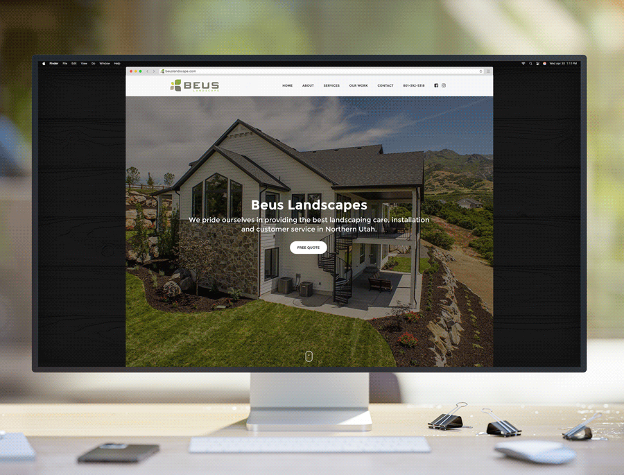 Beus-Website-desktop-view_Mighty-Clever Beus Website